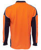 Orange Hi-Vis Long Sleeve Polo | Northern Printing Group