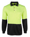 Hi-Vis Long Sleeve Jacquard Polo | Northern Printing Group