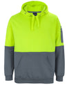 Lime Hi-Vis Pull Over Hoodie - JB's Wear - 6HVPH