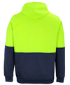 Lime Hi-Vis Pull Over Hoodie - JB's Wear - 6HVPH