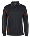 Long Sleeve Piping Polo - JB's Wear | Northern Printing Group