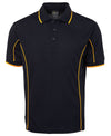 Navy Short Sleeve Piping Polo - JB's Wear | Northern Printing Group