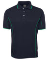 Navy Short Sleeve Piping Polo - JB's Wear | Northern Printing Group